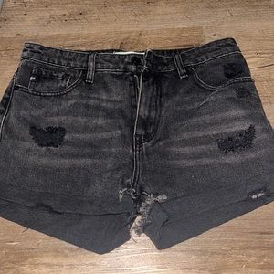 Black Jeans shorts never worn very good condition